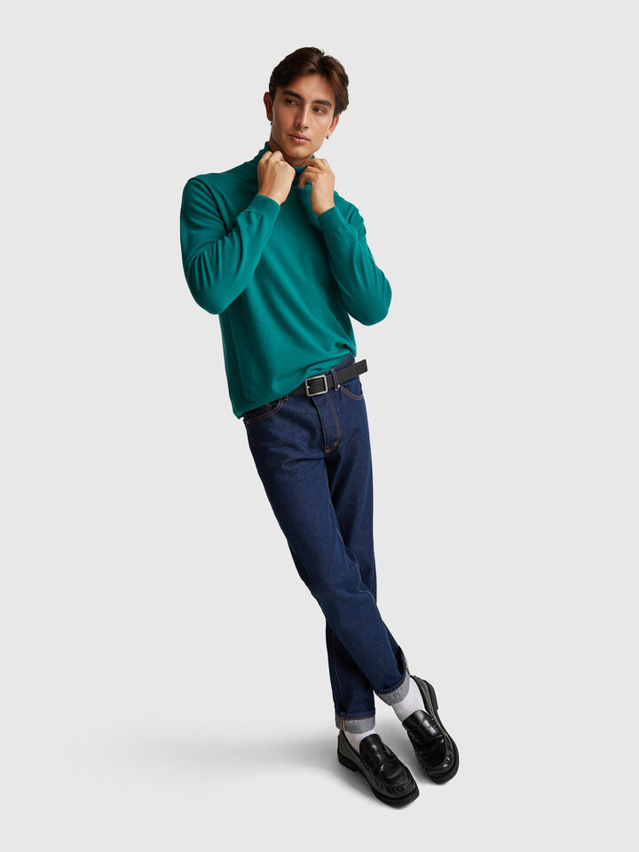 TURTLE NECK SWEATER Men image number 3